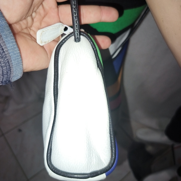 Unlisted Mondrian Multicolor Crossbody Leather Bag and Bongo Skirt Set. - Picture 7 of 16